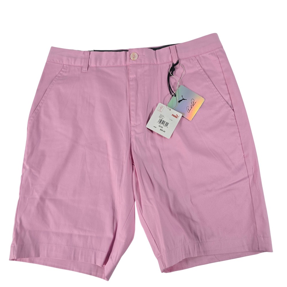 Puma Arnold Palmer Latrobe Golf Shorts Pale Pink Mens‎ 32 598125-03 NWT